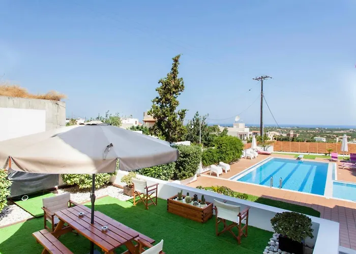 Artemis Luxury - Private Pool Oasis Villa Herszonisszosz